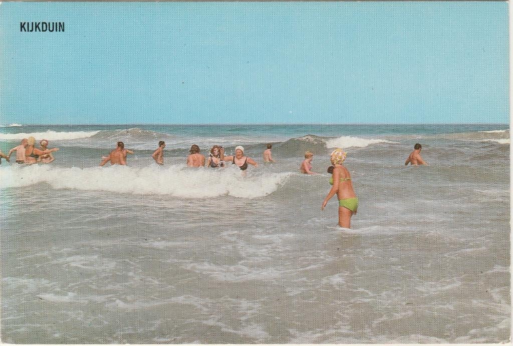 KIJKDUIN Branding met Badgasten, Verzenden, 1960 tot 1980, Gelopen, Zuid-Holland