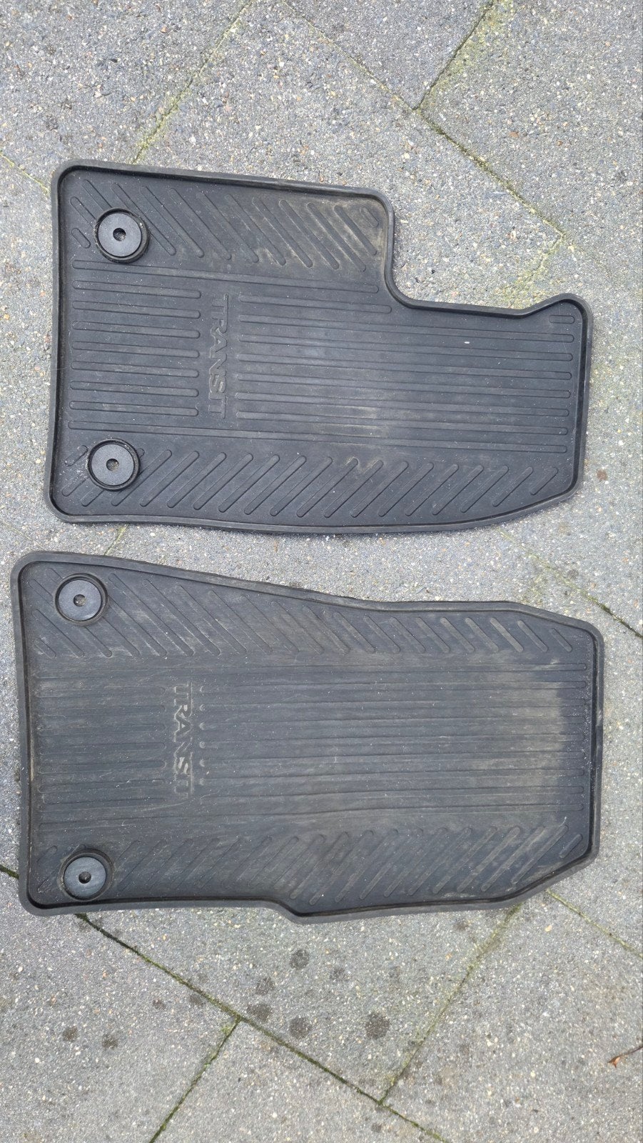 Rubberen automatten Ford Transit Custom 2021 (2 stoelen), Ophalen of Verzenden, Gebruikt