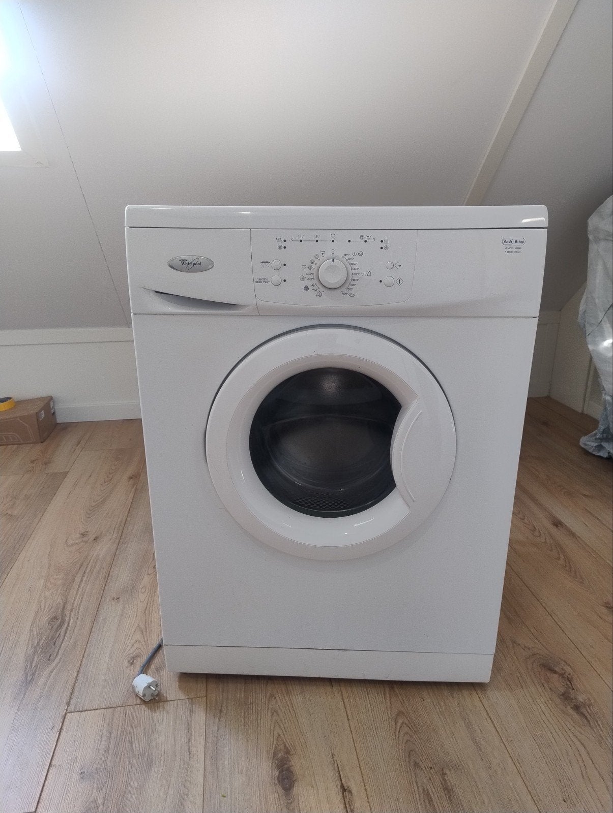 Whirlpool AWO 400 Wasmachine - 6 kg, Voorlader, Witgoed en Apparatuur, Wasmachines, Gebruikt, Voorlader, 6 tot 8 kg, 85 tot 90 cm
