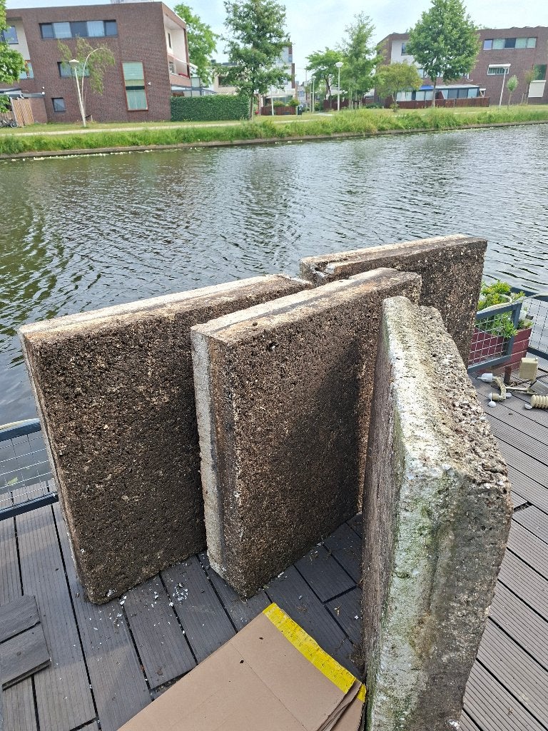 EPS (piepschuim) blokken, Ophalen, Gebruikt, Reinigingsmiddel