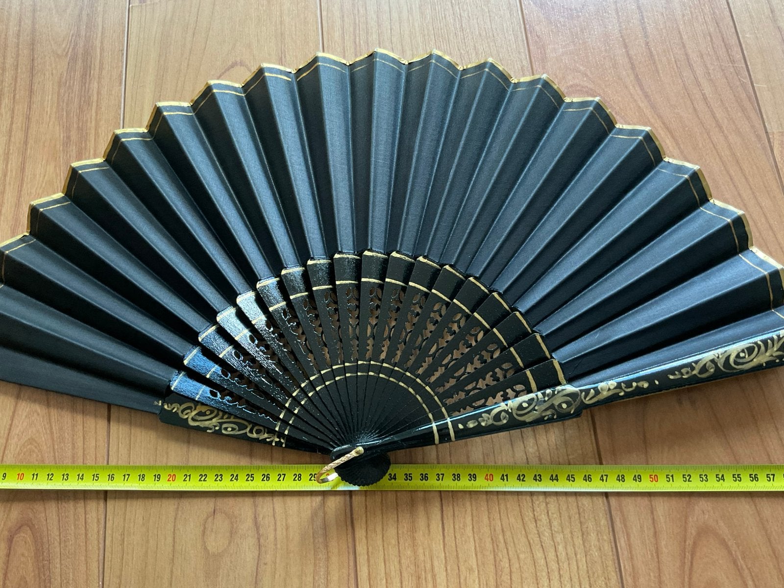 Grote tweekleirige flamenco waaier 60 cm - Nieuw uit Sevilla, Ophalen of Verzenden, Nieuw