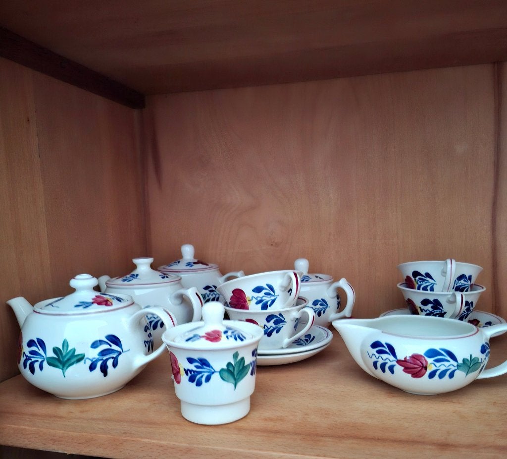 Boerenbont servies samen voor 75 euro, Huis en Inrichting, Keuken | Servies, Ophalen, Overige merken, Zo goed als nieuw, Aardewerk