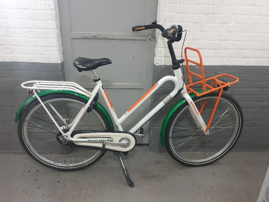 Postcodeloterij fiets 28 inch 3 versnelling, Fietsen en Brommers, Velgrem, Versnellingen, Batavus, Ophalen of Verzenden