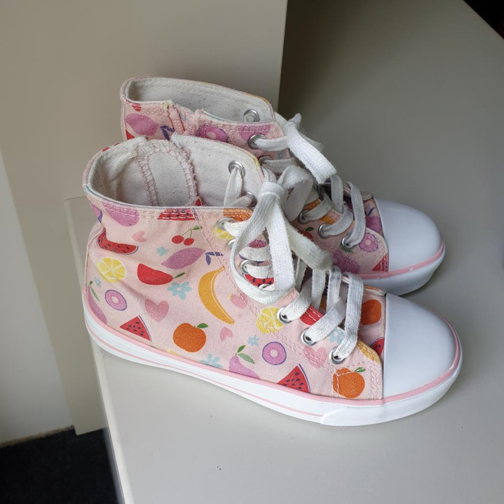 Leuke roze hoge sneakers met fruitprint voor meisjes, Kinderen en Baby's, Babykleding | Schoentjes en Sokjes, Meisje, Friboo, Ophalen of Verzenden