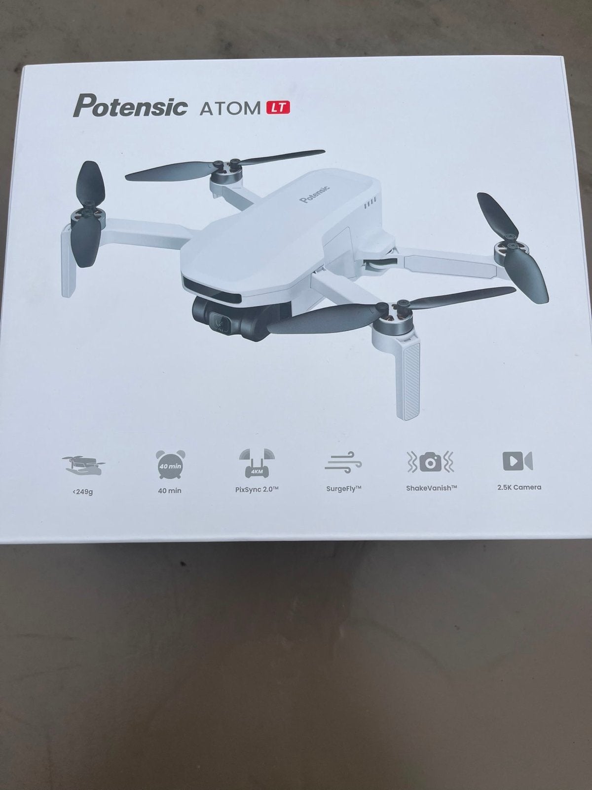 Potensic Atom LT drone - 2.5K video, 40 min vliegtijd, 30 tot 45 minuten, Ophalen of Verzenden, Zo goed als nieuw, Standaard kwaliteit