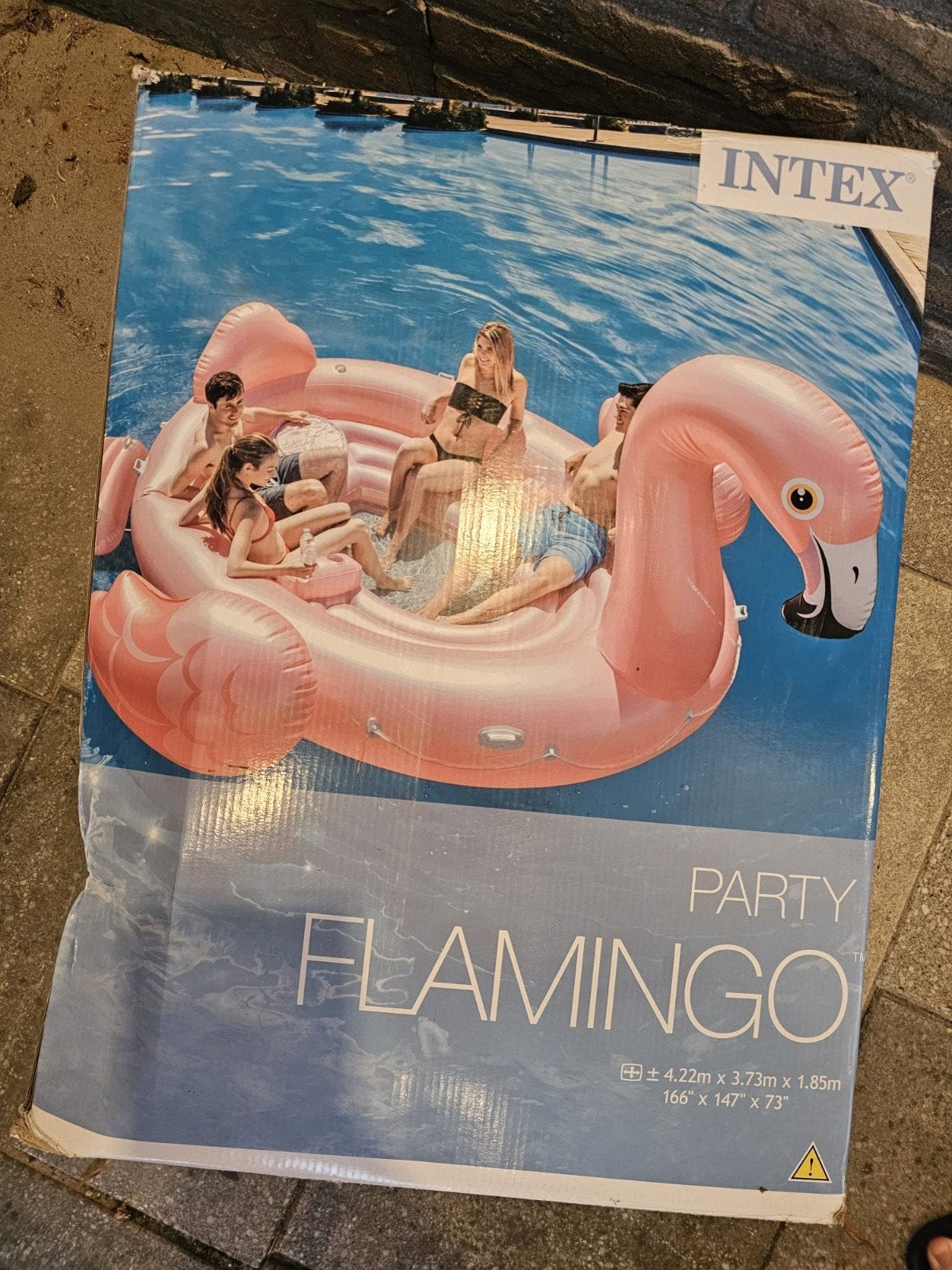 Intex Party Flamingo Opblaasbaar Eiland - Nieuw in doos, Ophalen, Nieuw