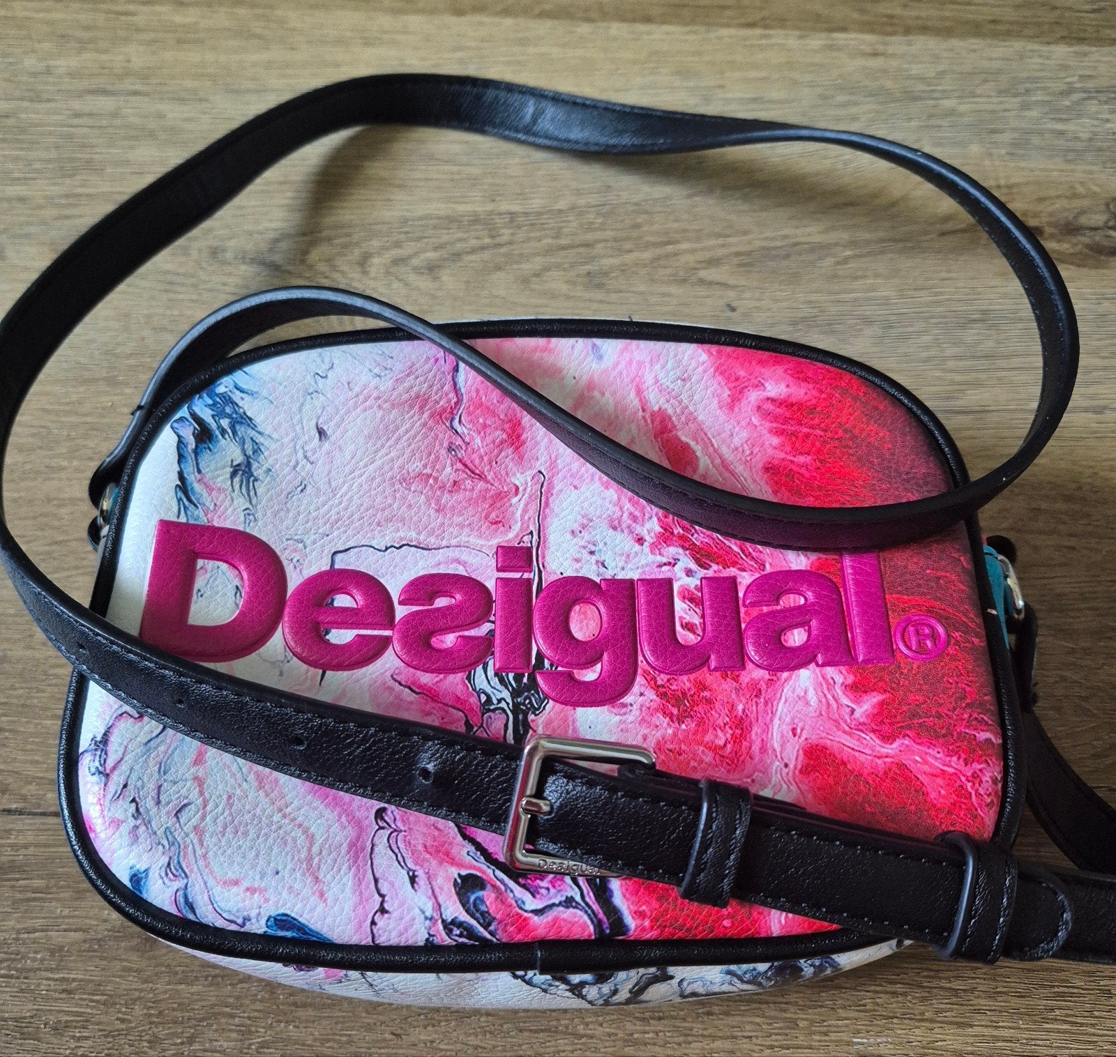 Desigual Schoudertas - Kleurrijk en Stijlvol, Ophalen of Verzenden, Zo goed als nieuw, Wit, Overige merken
