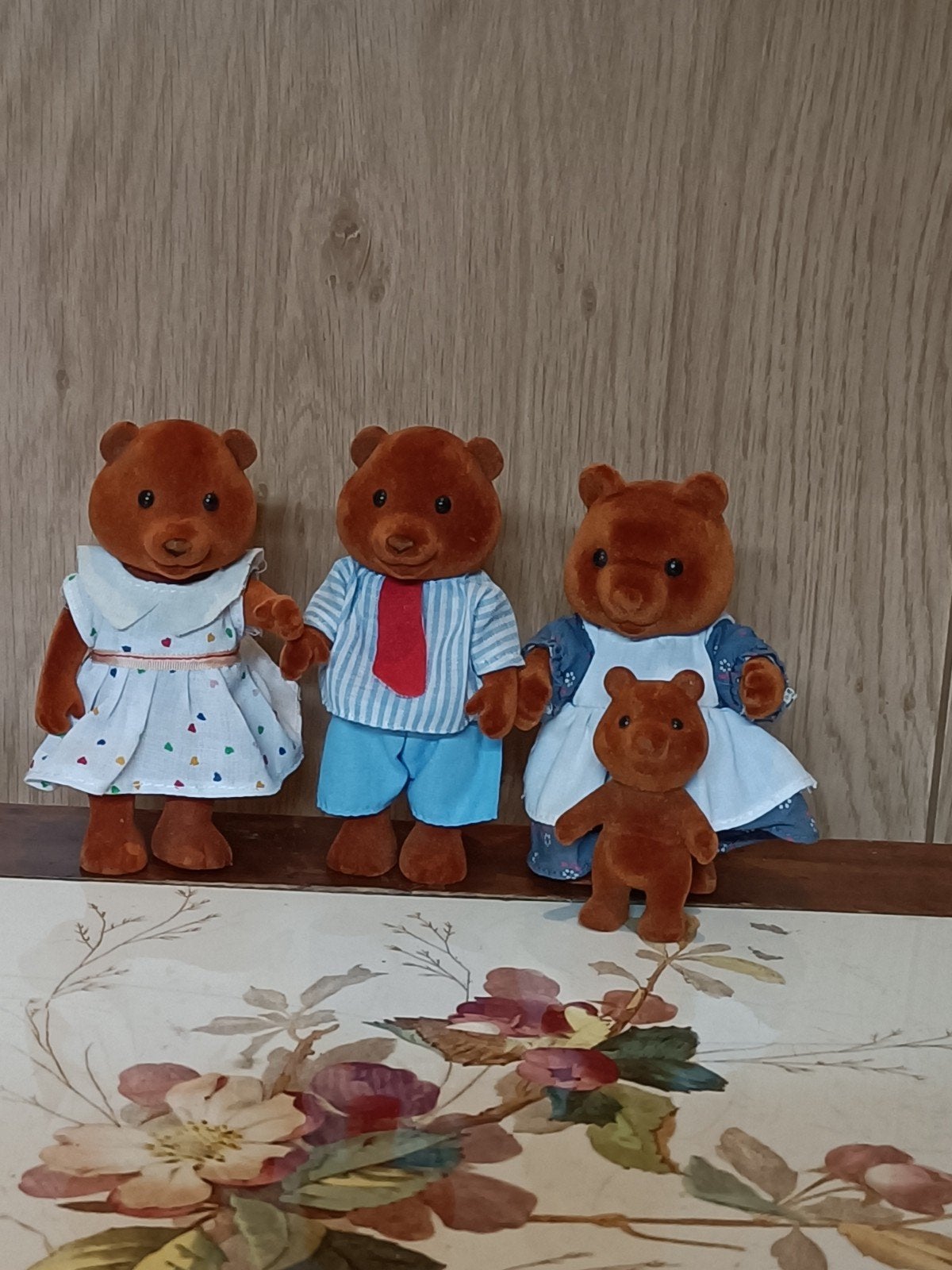 sylvanian beren familie Poppenhuis, Verzenden, Zo goed als nieuw, Poppenhuis