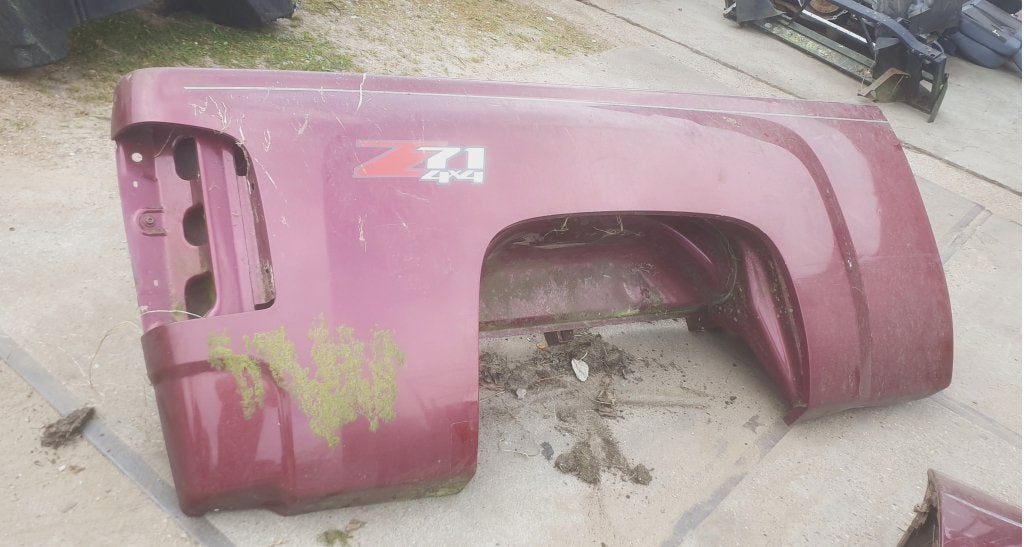 Chevrolet Silverado rechter achterscherm 2007-2013, Auto-onderdelen, Carrosserie en Plaatwerk, Gebruikt, Info@gm.com, Chevrolet