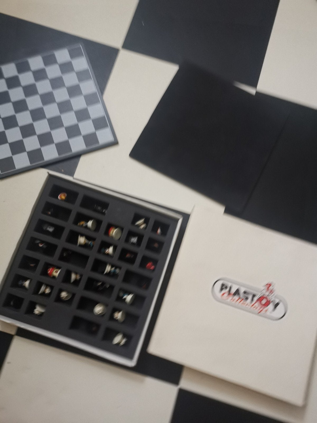 Plastoy Collectoys Smurfen Schaakspel 1996 - Compleet, Verzamelen, Ophalen of Verzenden, Zo goed als nieuw