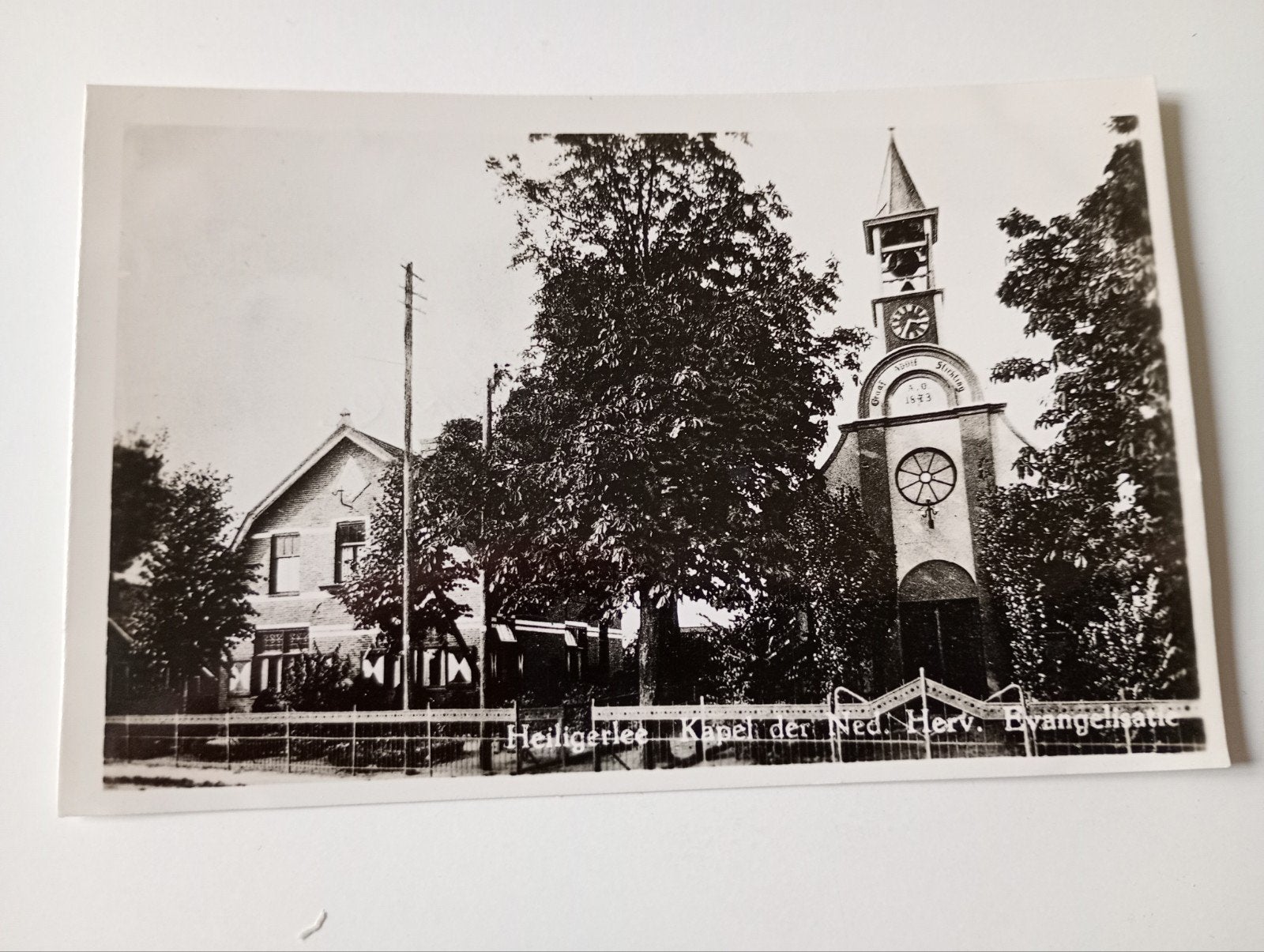 Heiligerlee bij Winschoten Kapel, Ophalen of Verzenden, 1940 tot 1960, Ongelopen, Groningen