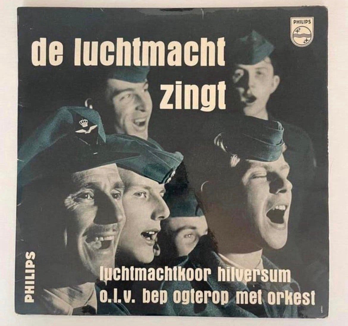 Vinyl de luchtmacht zingt zeldzaam met opname fout philips, Ophalen of Verzenden, Luchtmacht, Nederland, Overige typen
