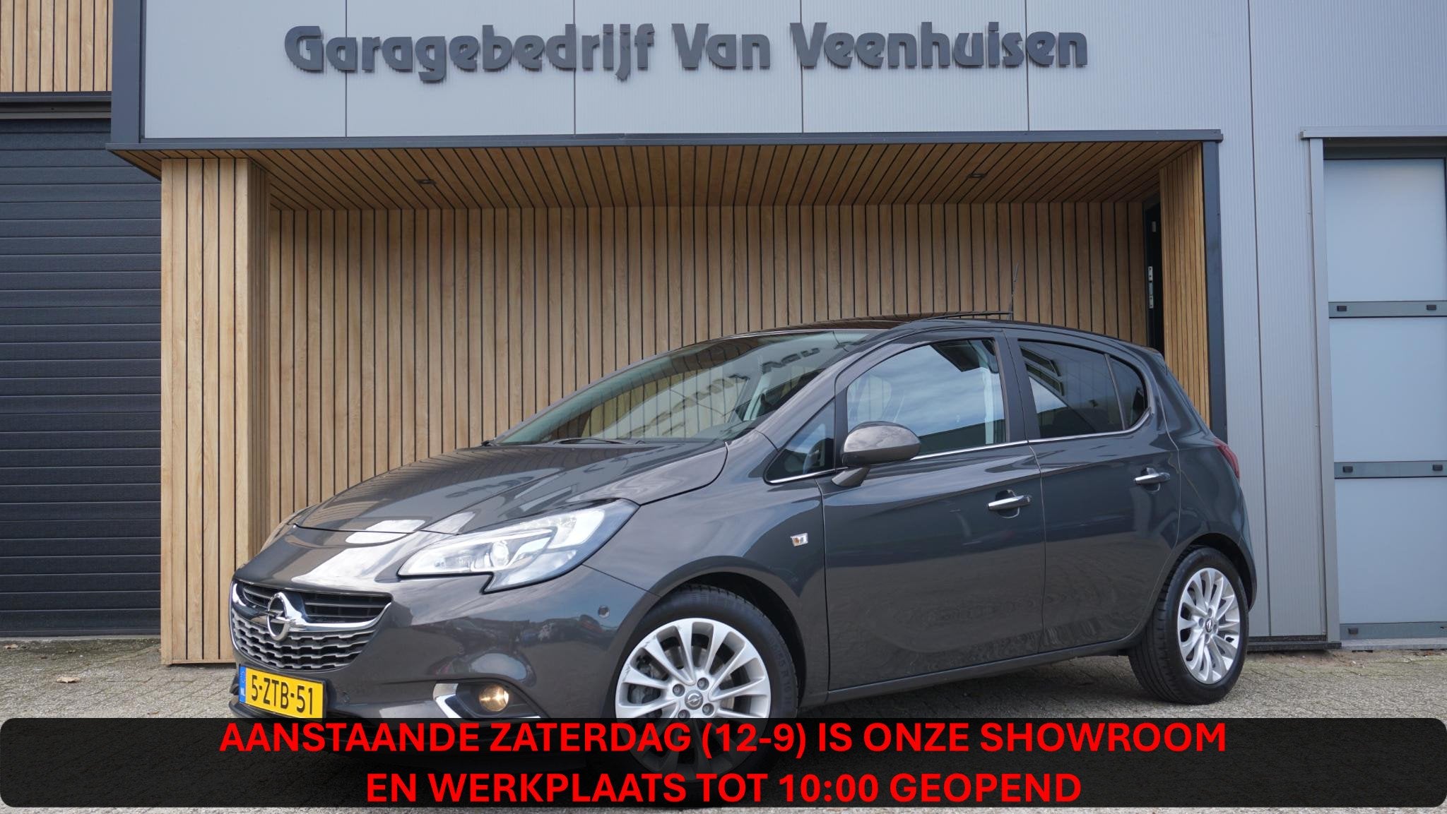 Opel Corsa 1.0 115pk Turbo Cosmo Pano Xenon Stoel+Stuurverw, Voorwielaandrijving, Stof, Gebruikt, 116 pk