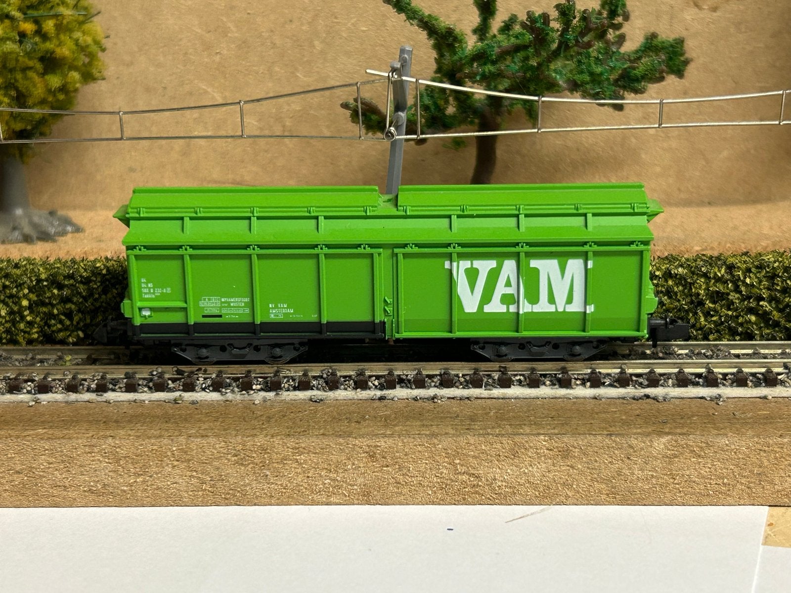 Roco VAM goederenwagon (3 stuks beschikbaar), Gelijkstroom, Wagon, Ophalen of Verzenden, Zo goed als nieuw