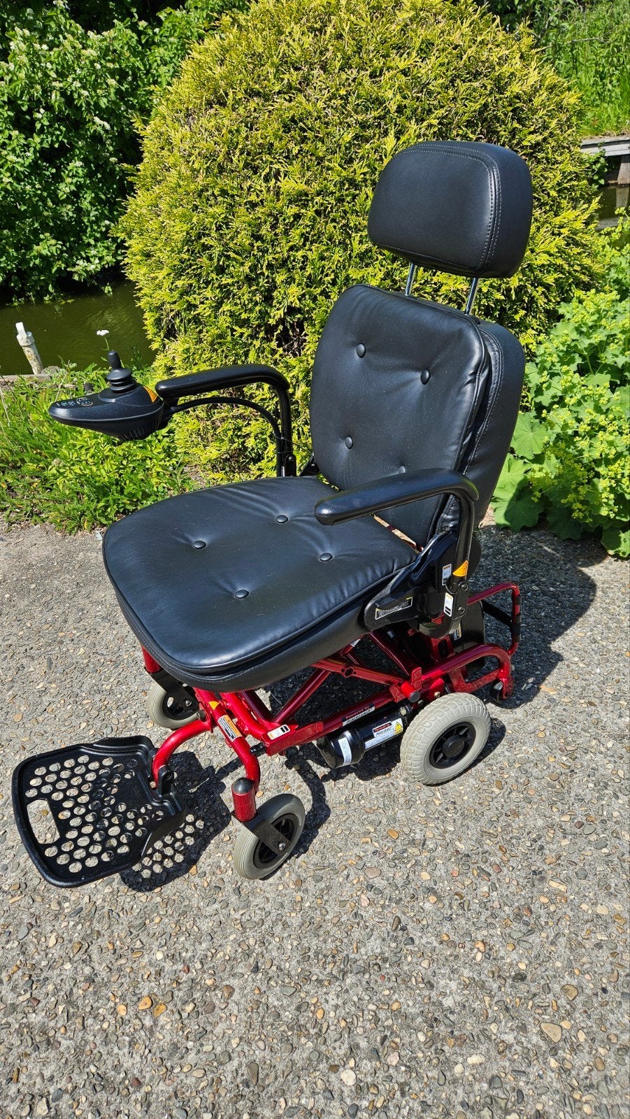 Elektrische rolstoel Shoprider, demontabel voor vervoer, Diversen, Rolstoelen, Ophalen, Inklapbaar, Zo goed als nieuw, Elektrische rolstoel