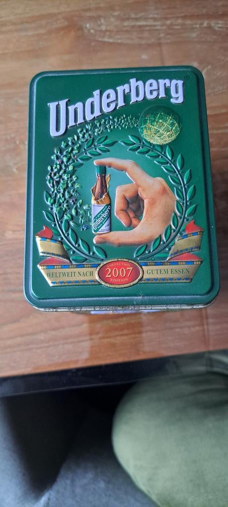 Underberg bitter, Verzamelen, Blikken, Ophalen, Overige