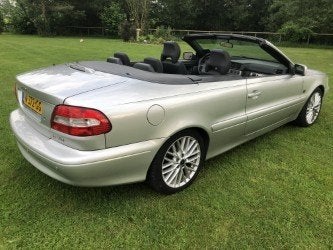 Volvo C70 2.0 T 163PK Cabrio 2004 Grijs, Auto's, Volvo, Voorwielaandrijving, C70, 1581 kg, 4 stoelen