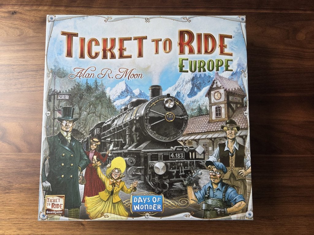 Ticket to Ride Europe, Hobby en Vrije tijd, Gezelschapsspellen | Bordspellen, Ophalen of Verzenden, Zo goed als nieuw