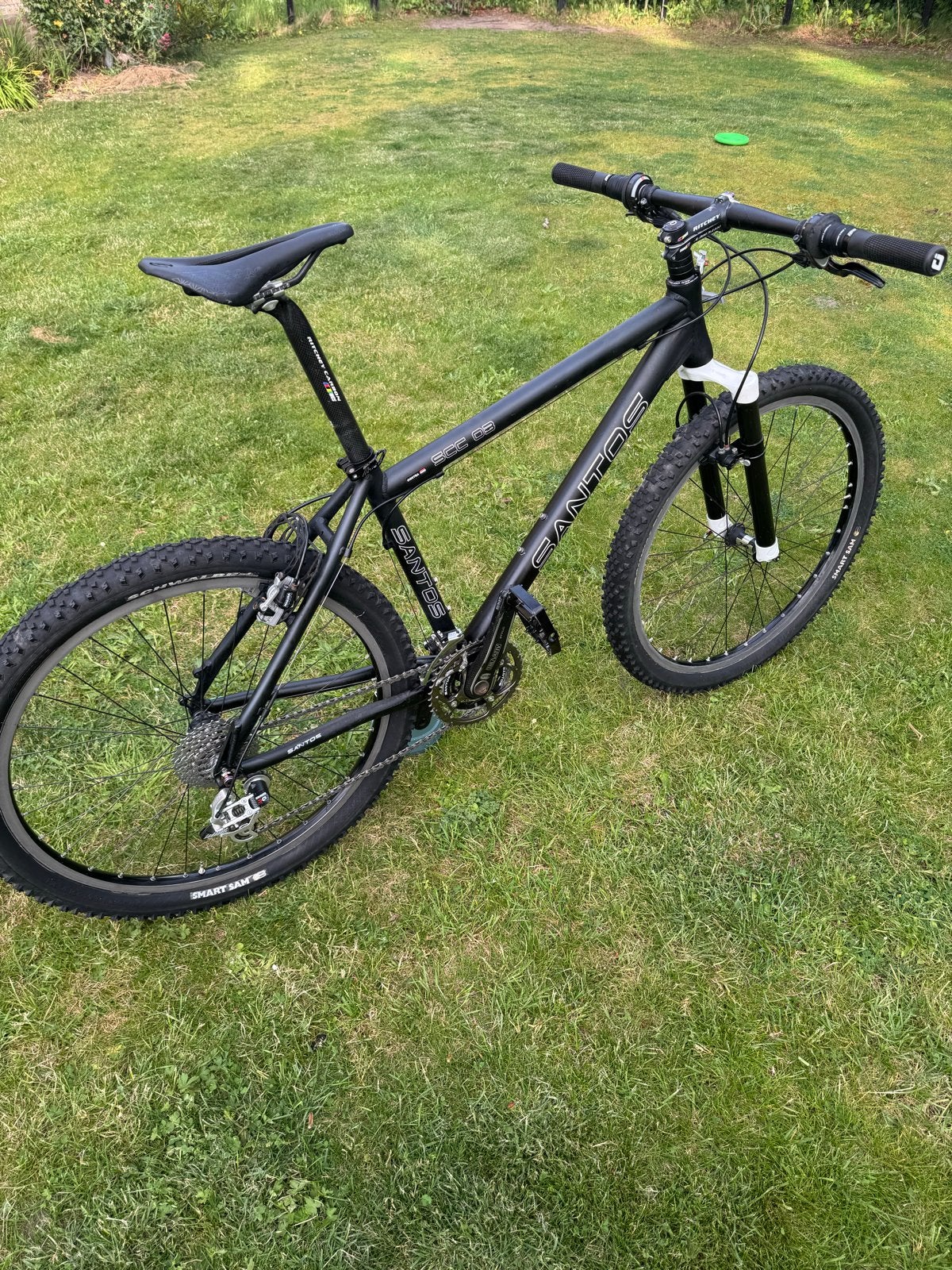 Santos SCC 03 Mountainbike 26 inch dark groen veel carbon, Overige merken, Gebruikt, Hardtail, 49 tot 53 cm