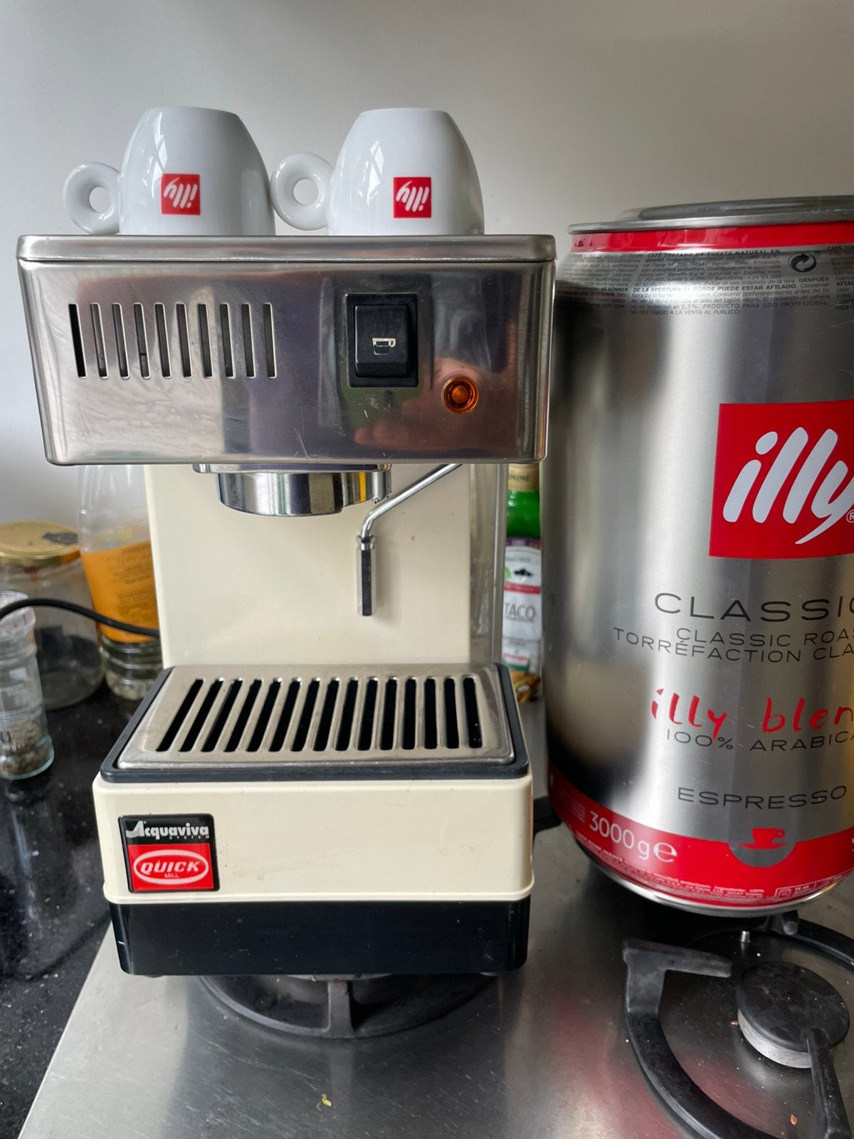 Quickmill 810/820, Witgoed en Apparatuur, Ophalen of Verzenden, Gebruikt, Espresso apparaat