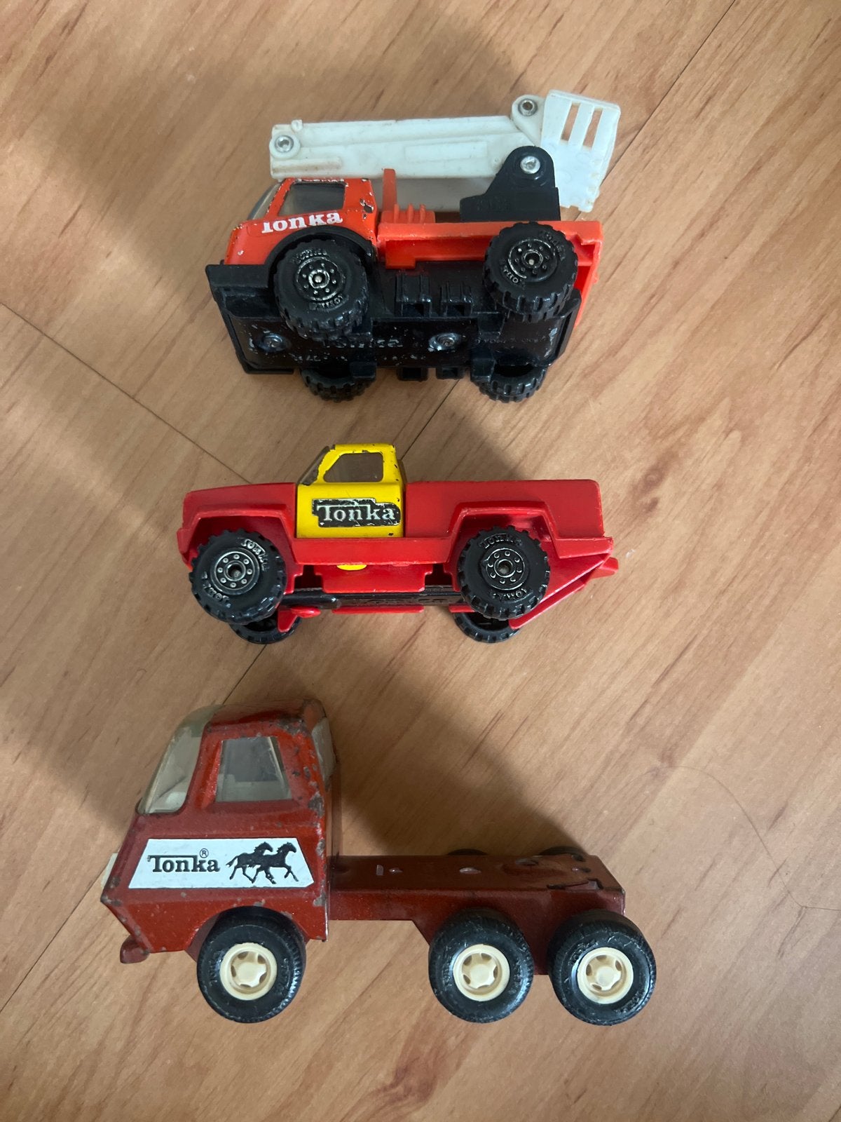 Vintage Tonka Speelgoedauto's - Set van 3, Ophalen of Verzenden, Gebruikt