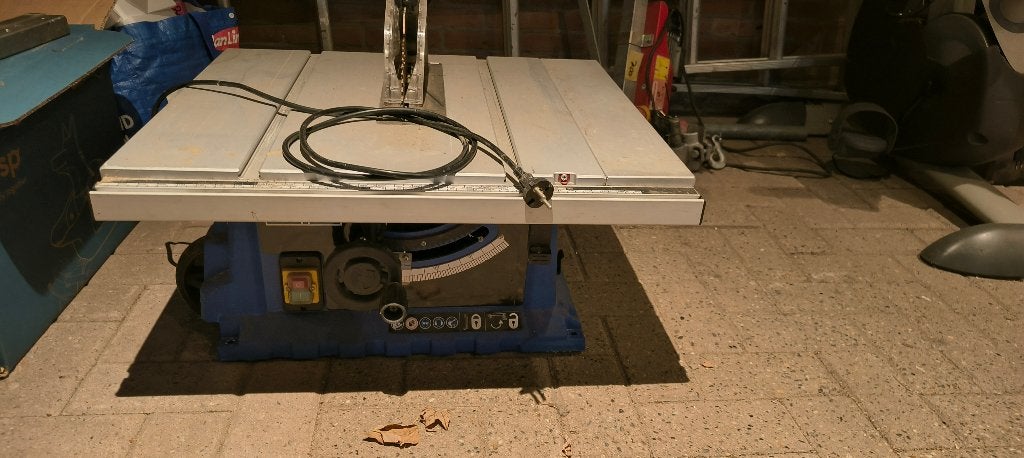 Scheppach zaagtafel, Ophalen, Cirkelzaag, Scheppach, Zo goed als nieuw