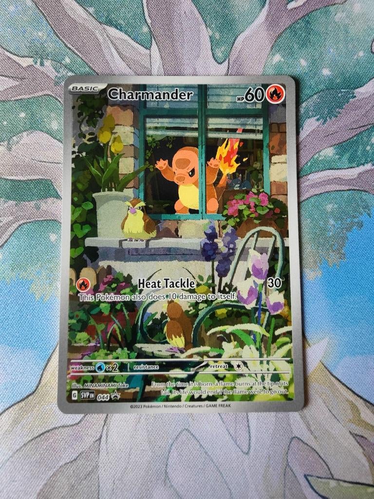 Pokemon black star promo Charmander illustration svp044, Ophalen of Verzenden, Nieuw, Losse kaart, Foil
