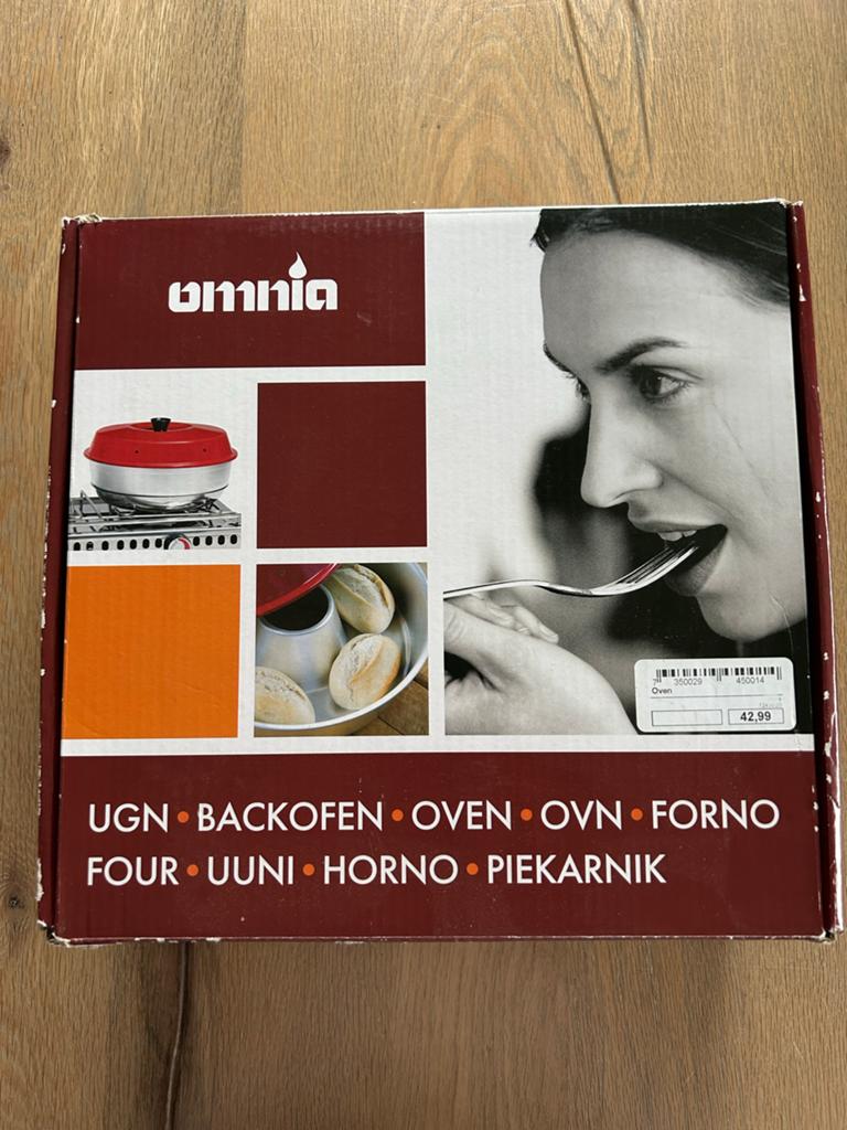 Omnia Camping Oven -, Huis en Inrichting, Keuken | Keukenbenodigdheden, Zo goed als nieuw, Overige typen, Overige merken, Metaal