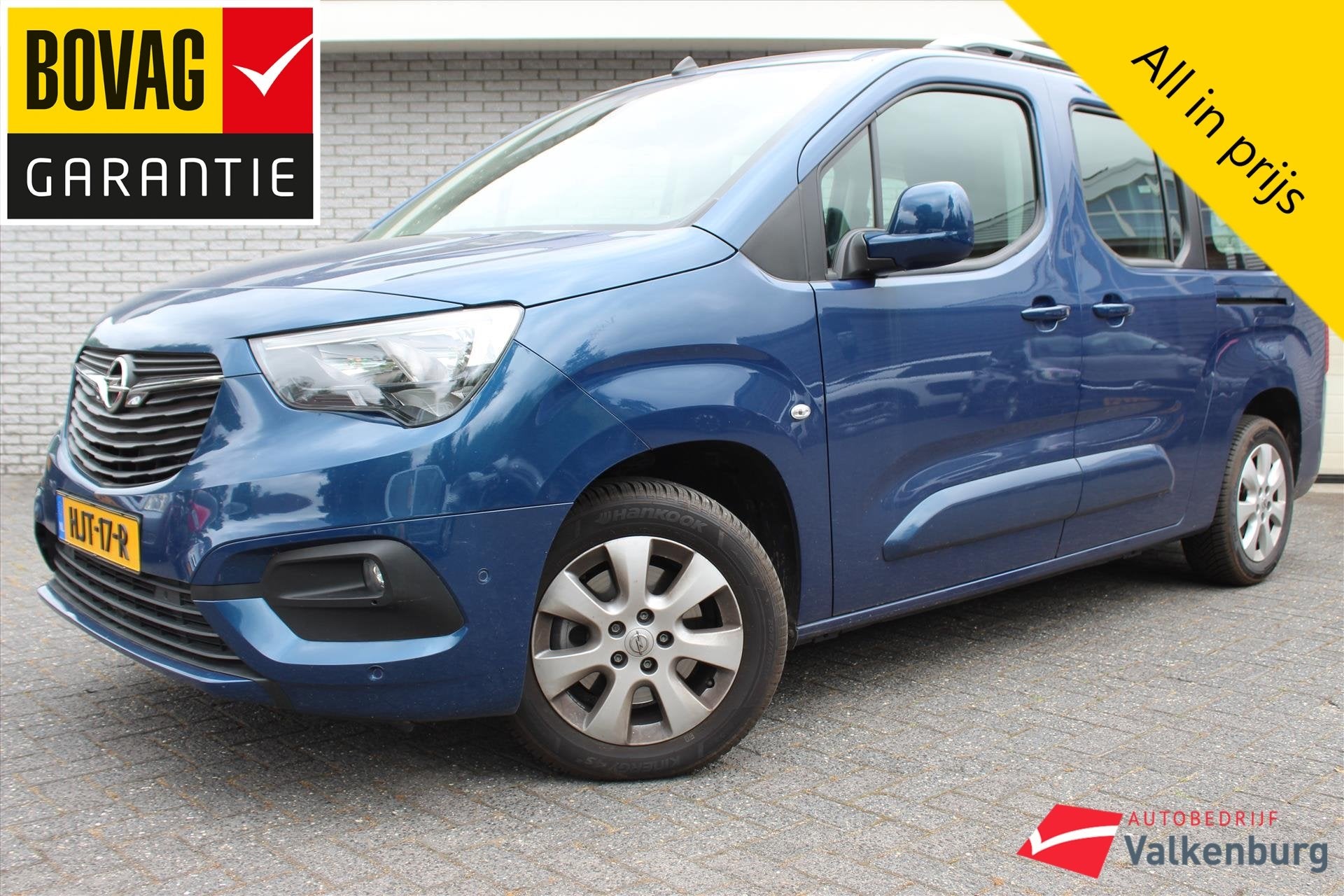 Opel Opel Combo Life 1.2 Turbo Edition | Rolstoelbus | 360 C, 12 maanden, Gebruikt, Blauw, Bedrijf