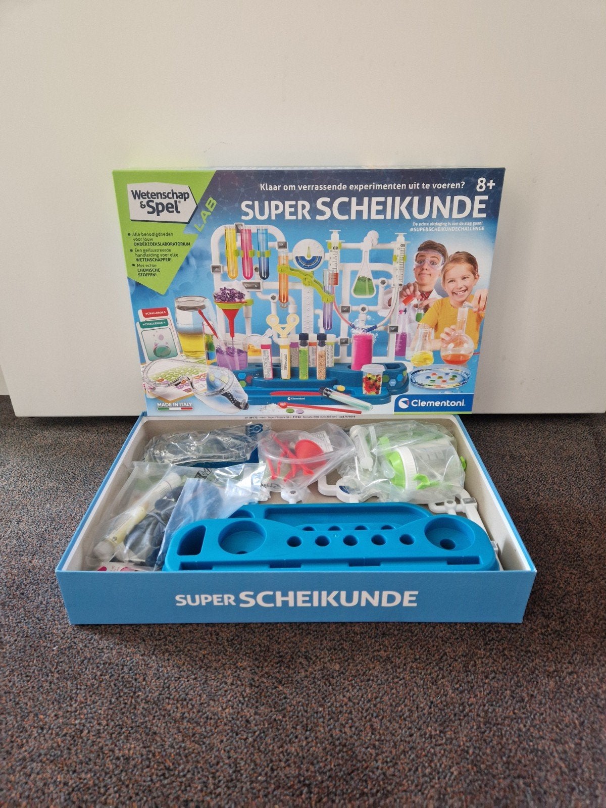 Clementoni  Super Scheikunde Lab, Ophalen of Verzenden, Gebruikt, Ontdekken