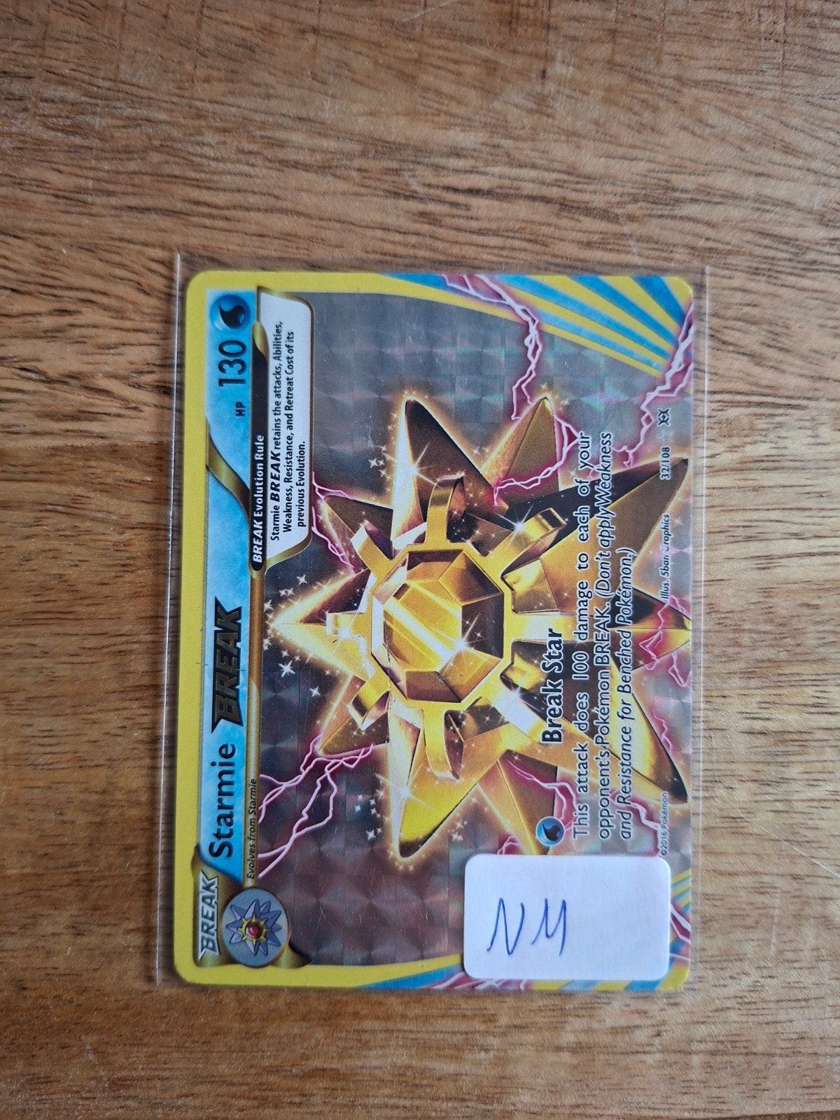 Pokémon Kaart: Starmie BREAK (XY BreakPoint 32/122), Ophalen of Verzenden, Zo goed als nieuw, Losse kaart