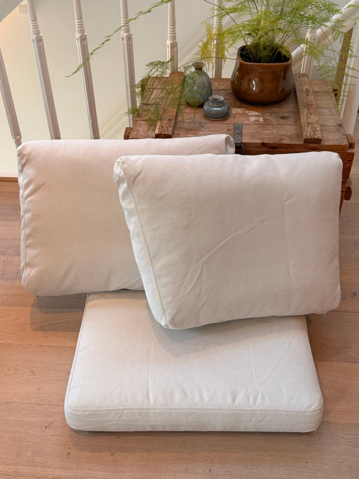 IKEA FRÖSÖN Buitenkussenhoezen – Beige – NIEUW, Ophalen, 50 – 75, Gebruikt, 50 tot 100 cm