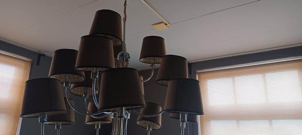 Grote aparte kroonluchter, Huis en Inrichting, Lampen | Kroonluchters, Ophalen of Verzenden, Zo goed als nieuw
