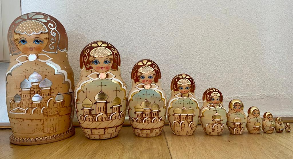 Matroejska poppetjes-10 delig, Ophalen of Verzenden, Zo goed als nieuw