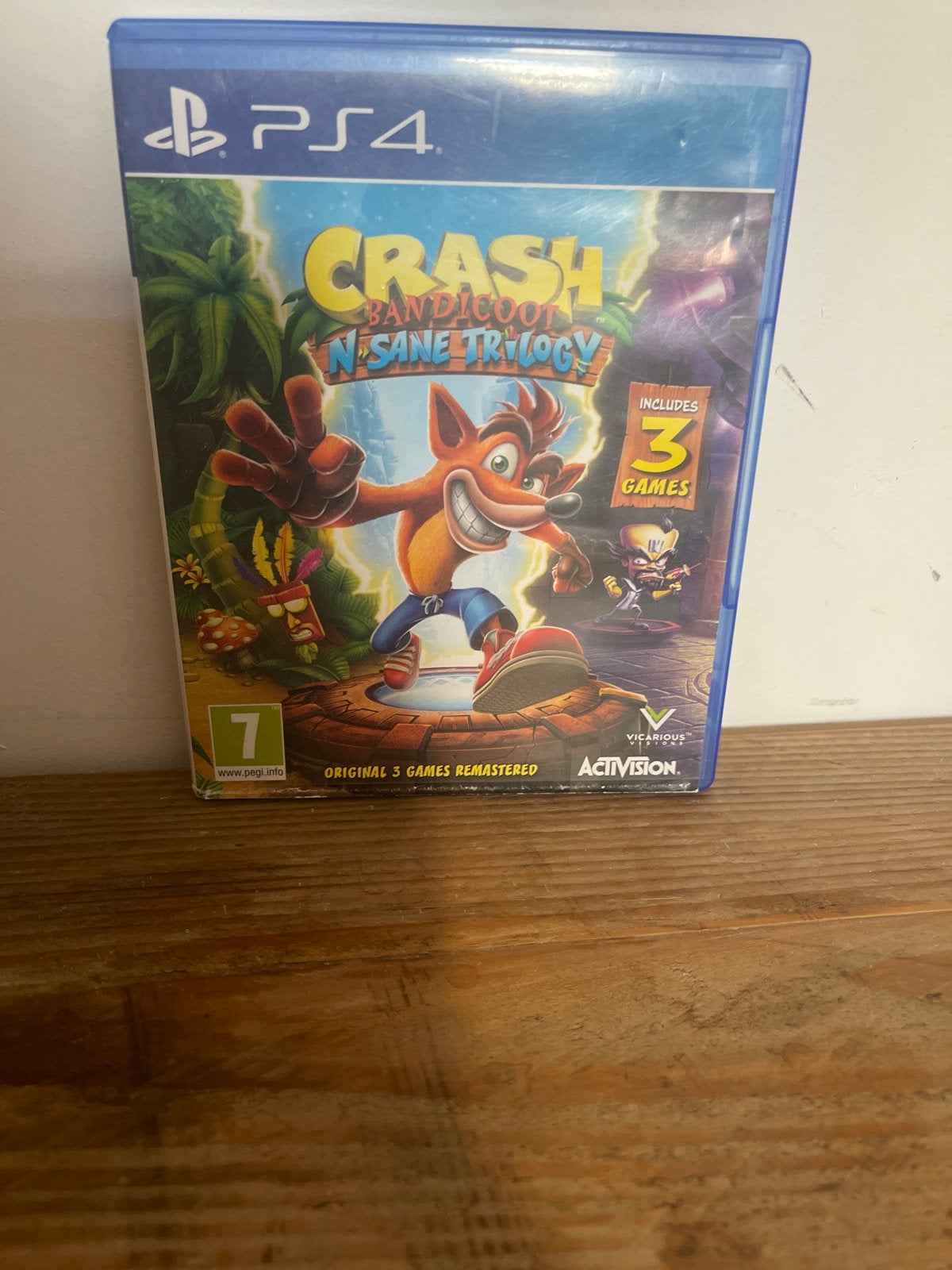Crash Bandicoot N. Sane Trilogy PS4, Gebruikt, Verzenden, 1 speler, Platform