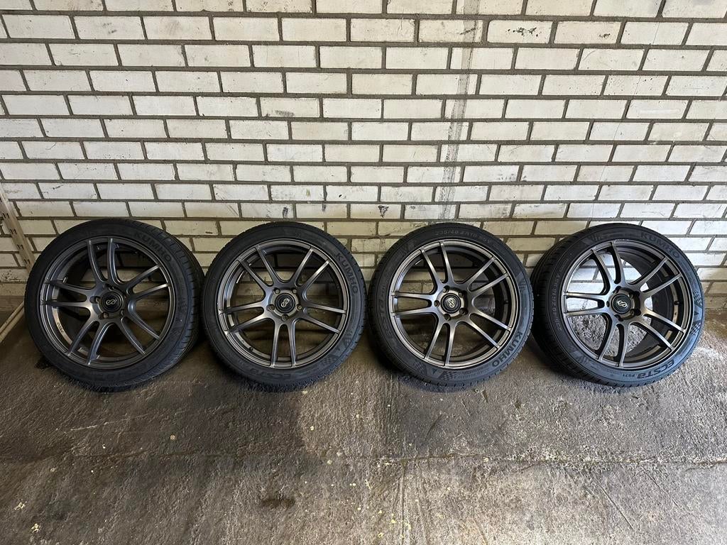 Enkei SC24 5x114.3, Auto-onderdelen, Banden en Velgen, 18 inch, Gebruikt, Banden en Velgen, Ophalen of Verzenden