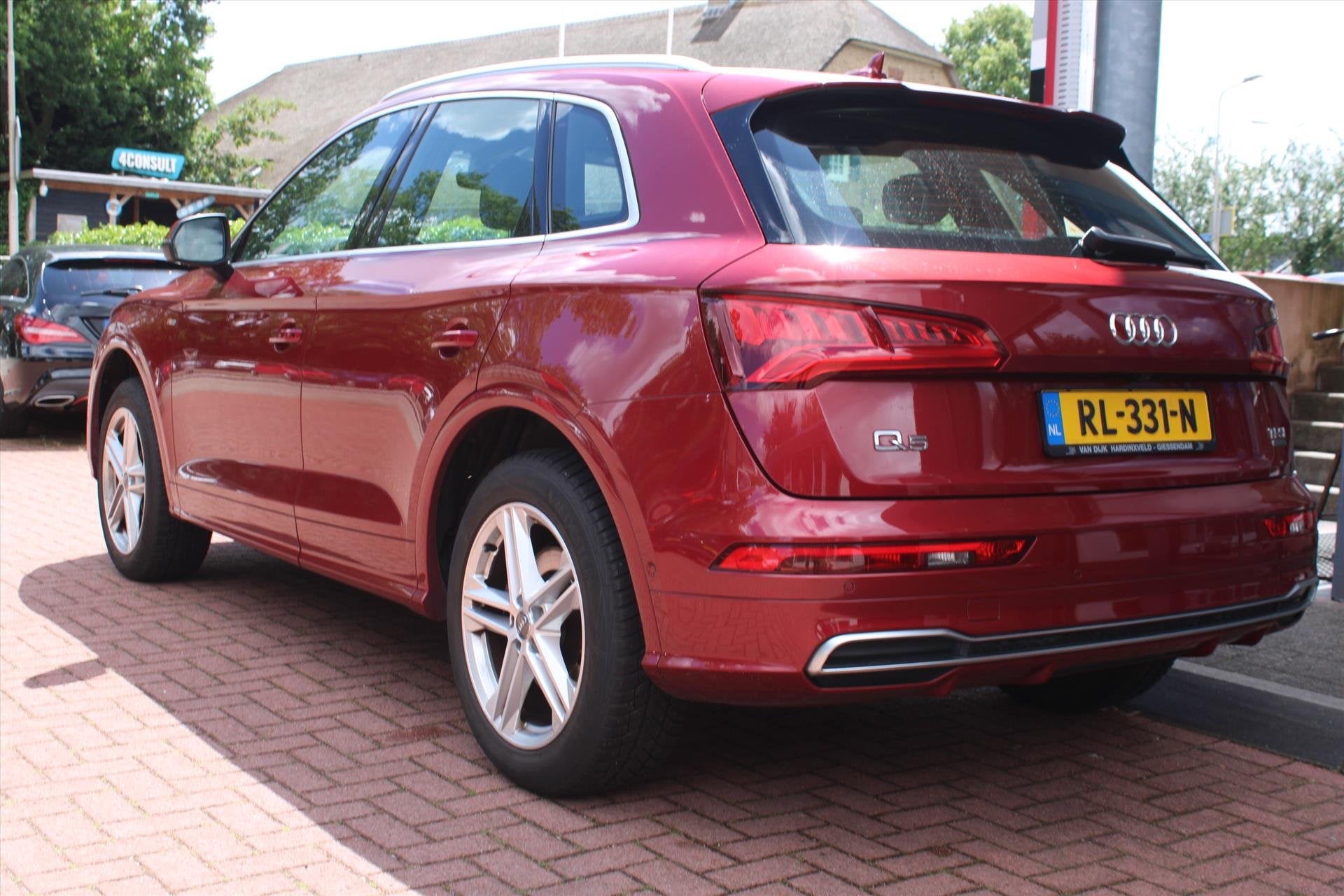 AUDI Q5 2.0 TFSI *S-Line Sport* | 360 Camera | Cruise & Clim, Auto's, Audi, Automaat, Gebruikt, 4 cilinders, Bedrijf