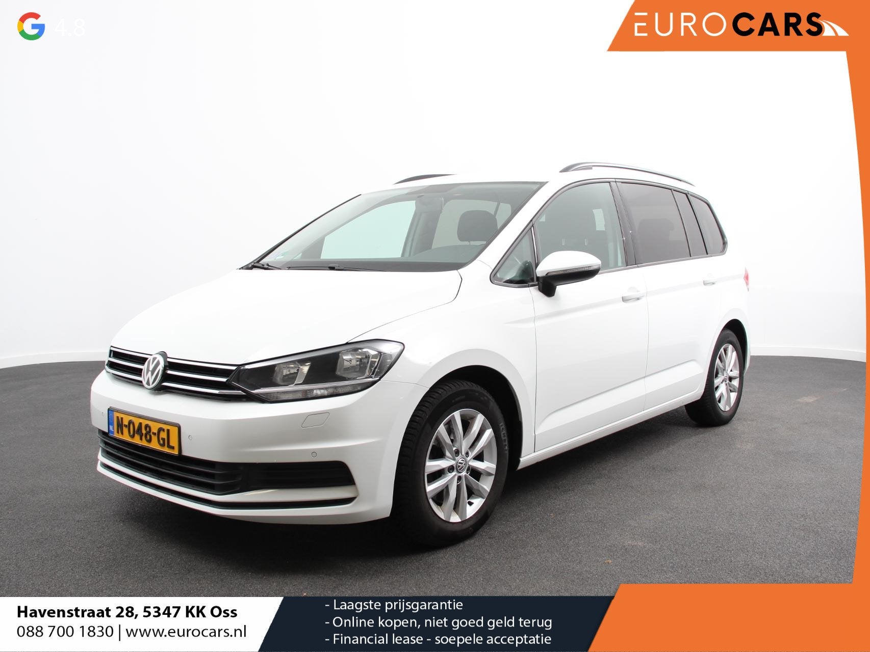 Volkswagen Touran 1.4 TSI DSG Highline 7p Airco Cruise contr, Auto's, Stof, Gebruikt, 4 cilinders, 150 pk