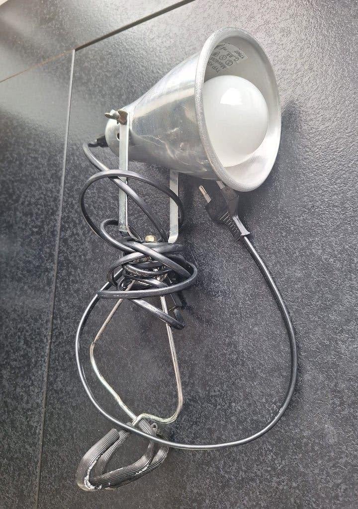 Ikea (klem) lamp in industriële stijl, Ophalen of Verzenden, Gebruikt, Minder dan 100 cm