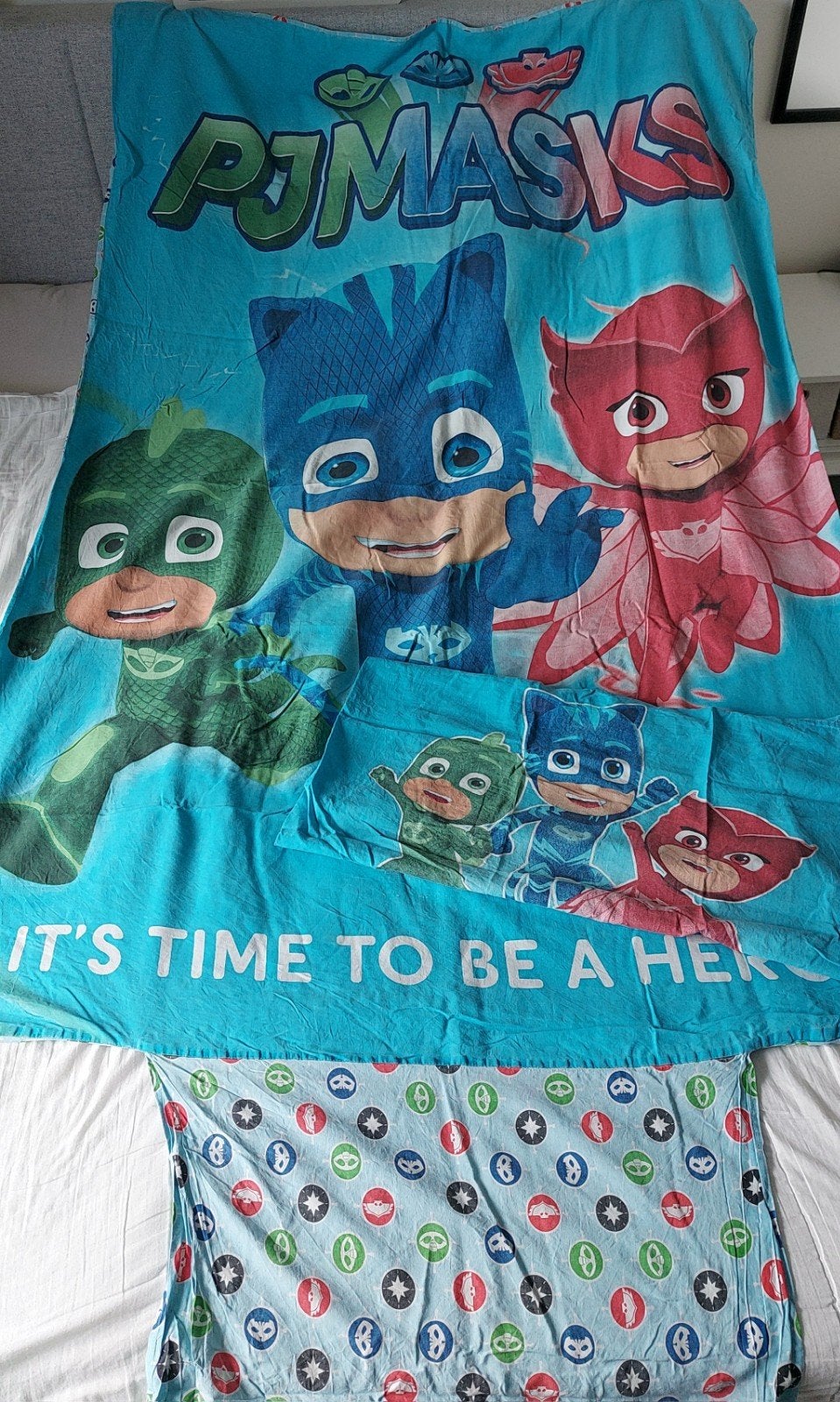 PJ Masks dekbedovertrek, Ophalen of Verzenden, Jongetje of Meisje, Dekbedovertrek