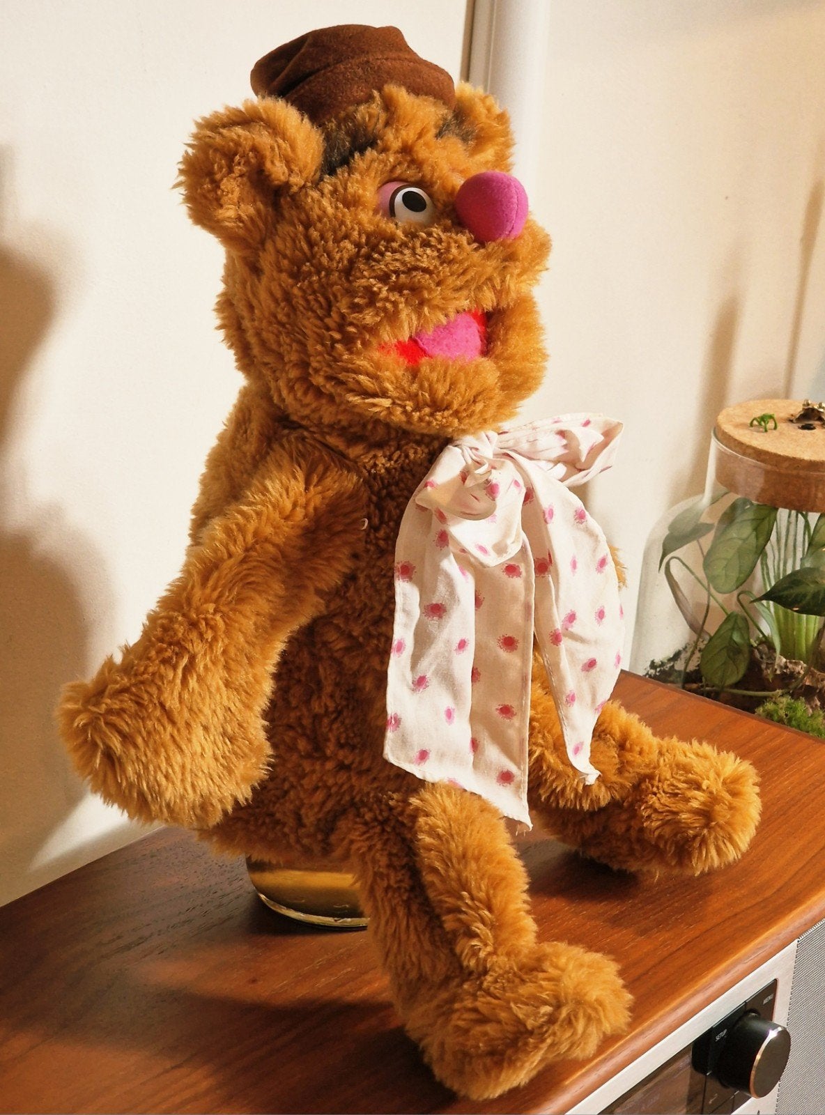 Grote handpop van Fozzie Beer the Muppet Show Muppets 80,s, Verzamelen, Ophalen of Verzenden, Zo goed als nieuw, Pop, Levensecht of Reborn