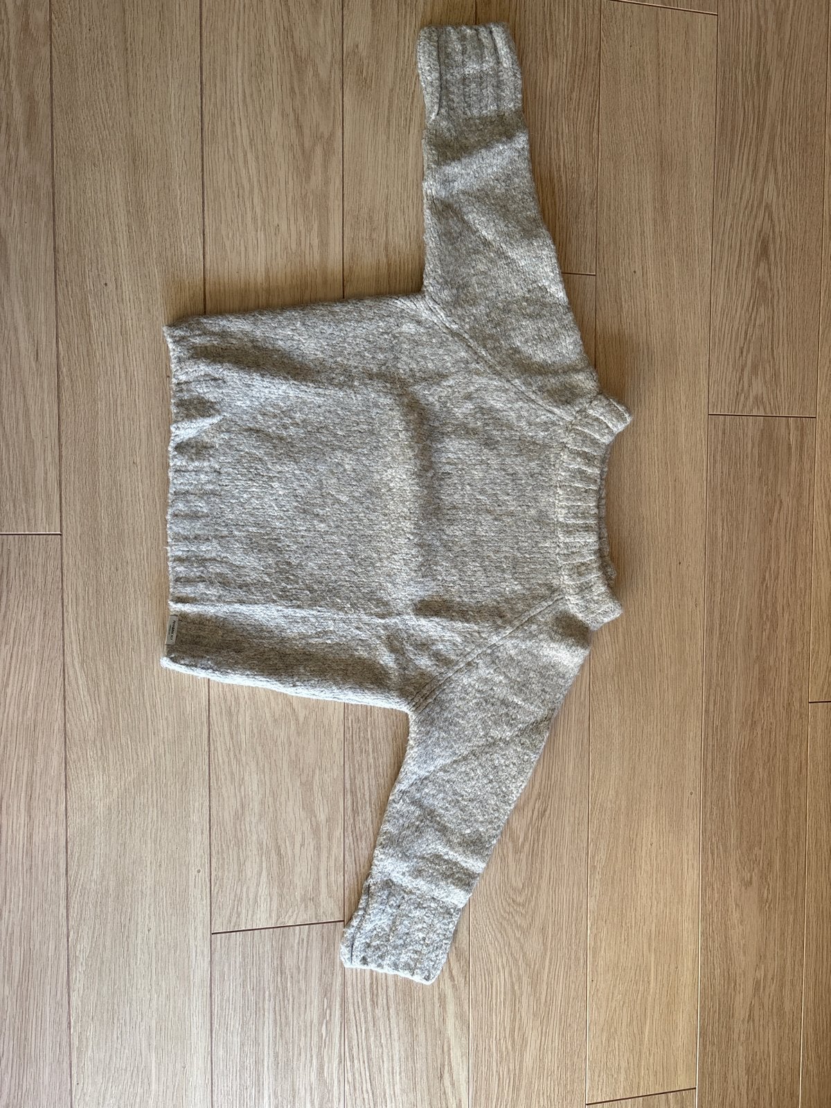 PENN&INK N.Y. Gebreide trui valt als s, Ophalen of Verzenden, Zo goed als nieuw, Maat 38/40 (M), Beige