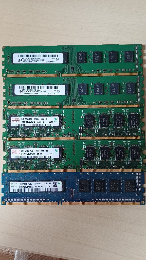 2GB en 4GB dimms, Computers en Software, RAM geheugen, Ophalen of Verzenden, Gebruikt, DDR3, Desktop