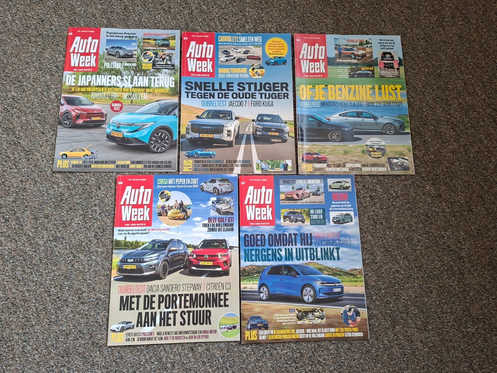AutoWeek Magazine - 2026 - 5 nieuwste nummers, Boeken, Ophalen of Verzenden, Zo goed als nieuw, Overige typen