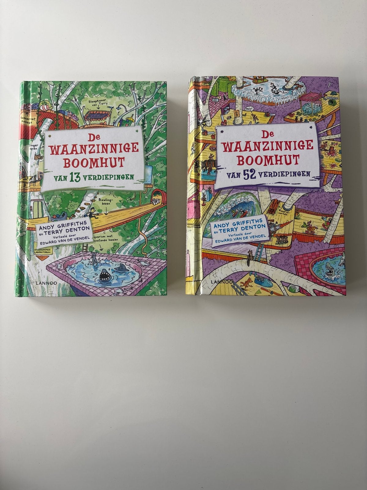 De Waanzinnige Boomhut: 13 en 52 Verdiepingen, Ophalen of Verzenden, Zo goed als nieuw, Fictie algemeen