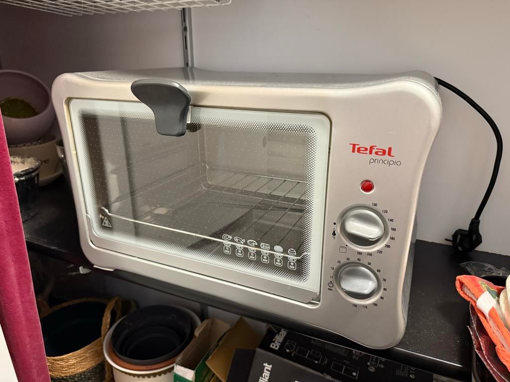 Tefal Principio Mini Oven - Compact en Veelzijdig(evt sneek), Witgoed en Apparatuur, Ovens, Ophalen, Minder dan 45 cm, Gebruikt