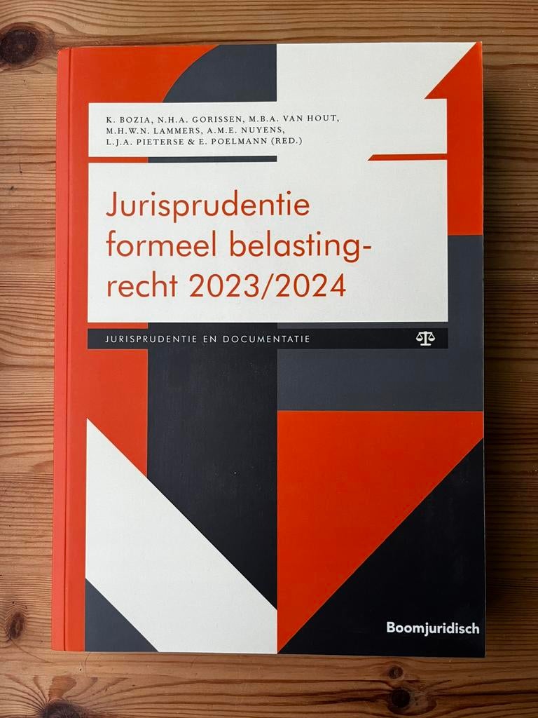 Jurisprudentie formeel belastingrecht 2023/2024, Boeken, Ophalen of Verzenden, Beta, Zo goed als nieuw, WO