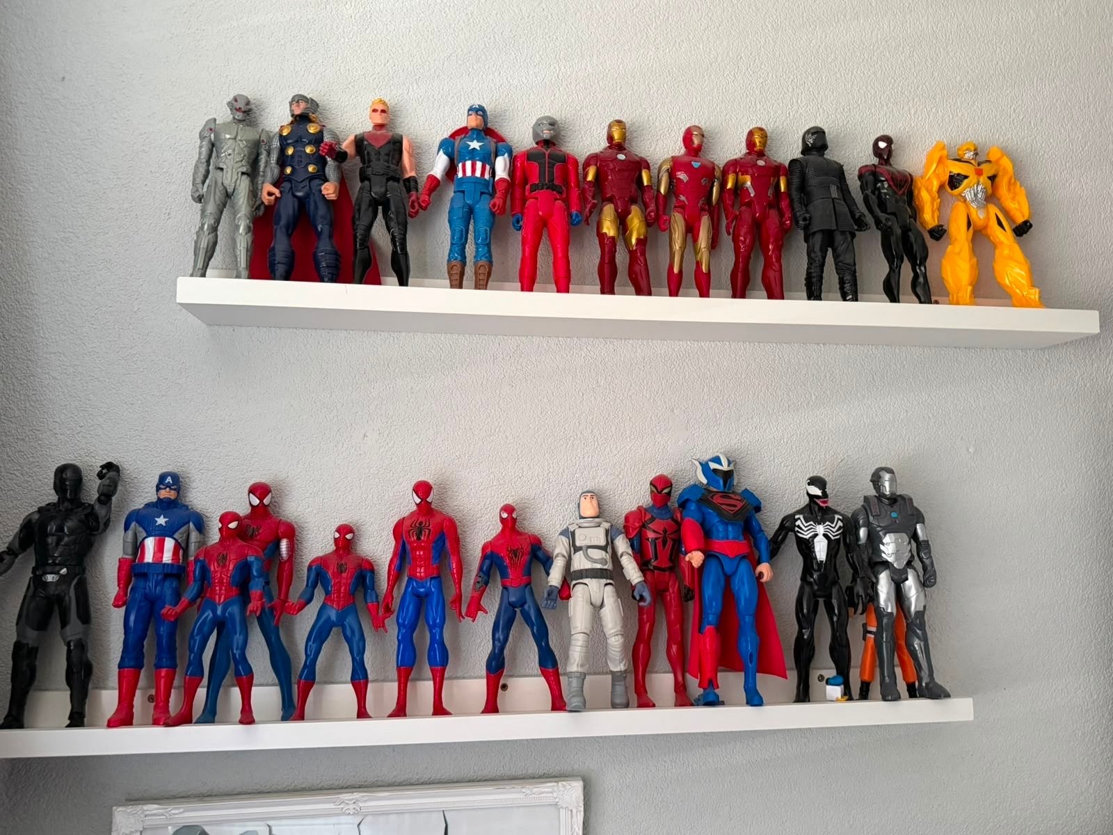 Grote collectie Marvel en DC actiefiguren, Kinderen en Baby's, Ophalen of Verzenden, Gebruikt