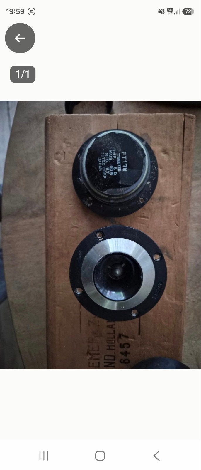 2x fostex tweeters, Ophalen of Verzenden