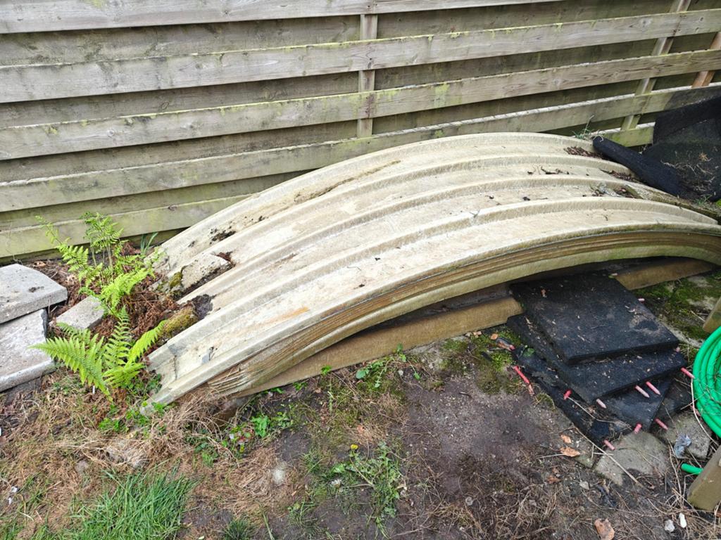 Dakplaten glazvezel, Doe-het-zelf en Verbouw, Dakpannen en Dakbedekking, Ophalen